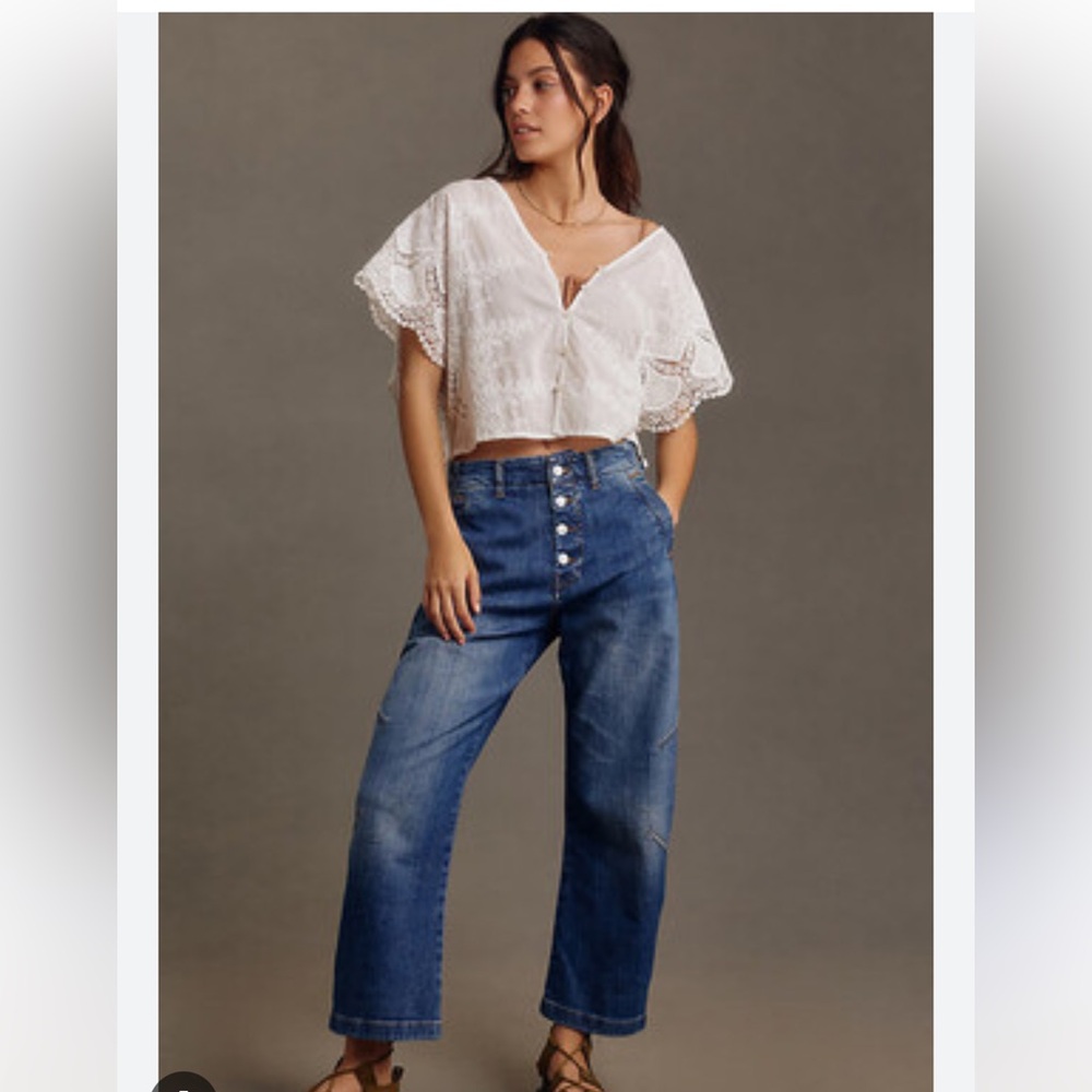 Anthropologie Pilcro Barrel Jeans
